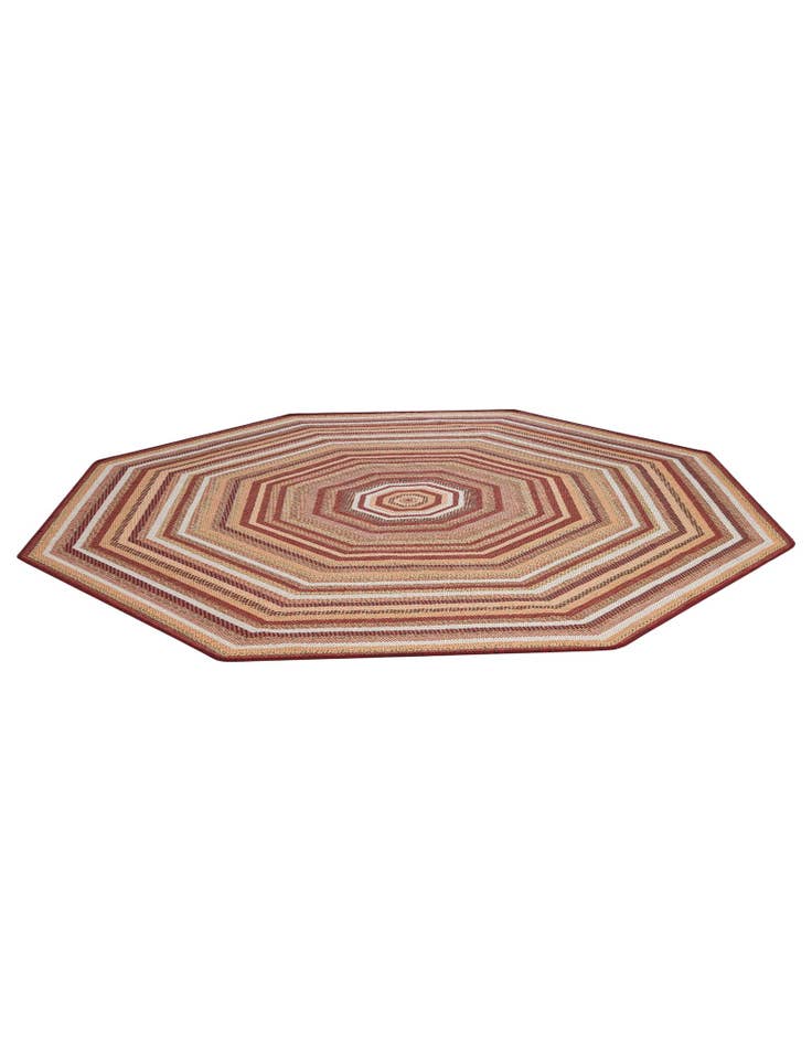Detail image of  7' 10 x 7' 10  Washable Baja Indoor / Outdoor Octagon Rug
