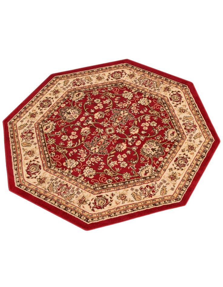 Detail image of  5' 3 x 5' 3 Yasmin Octagon Rug