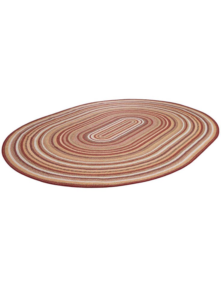 Detail image of  7' 10 x 10'  Washable Baja Indoor / Outdoor Oval Rug