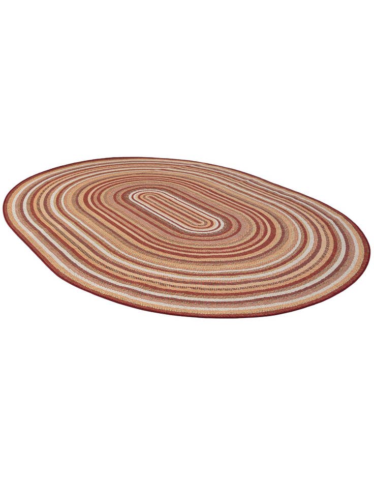 Detail image of  7' 10 x 10'  Washable Baja Indoor / Outdoor Oval Rug