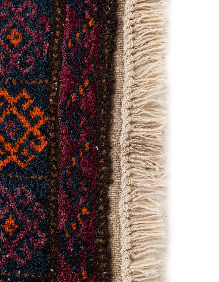 Detail image of  2' 9 x 4' 4  Hand Knotted Afghan Ersari Wool Rug