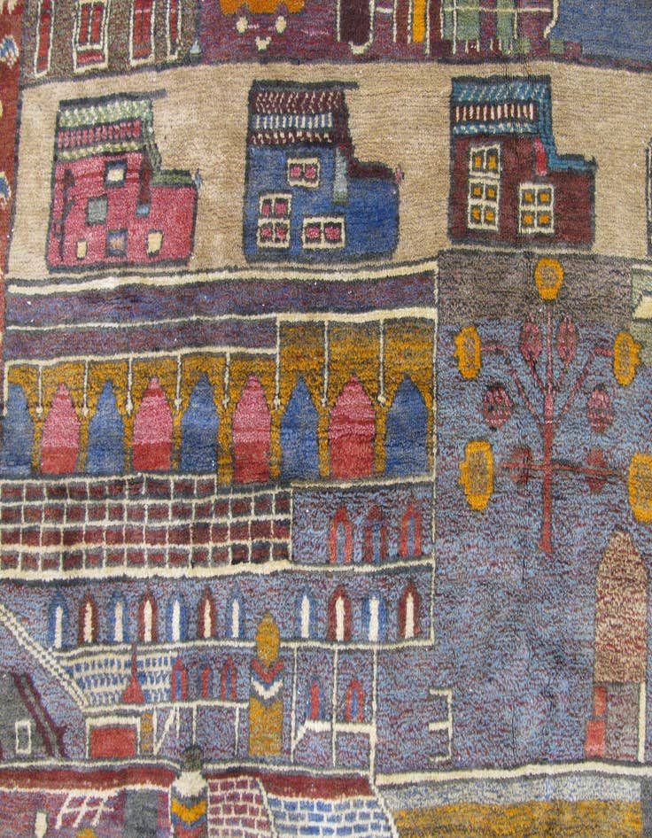 Detail image of  12' 10 x 18' 6  Hand Knotted Afghan Oriental Rug