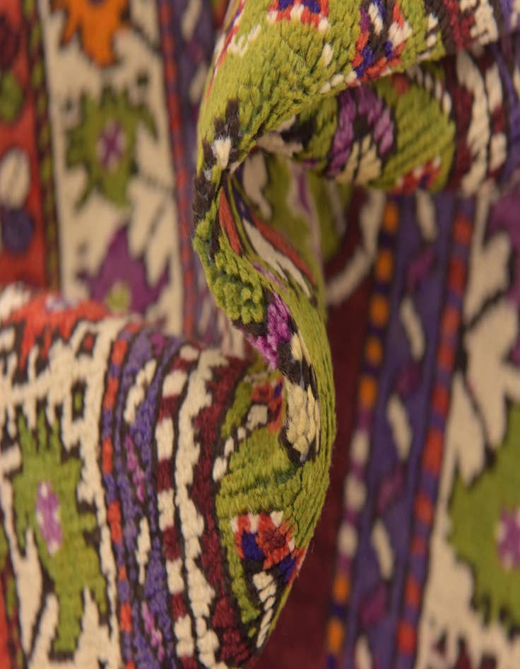 Detail image of 2' 6 x 4' 6 Hand Knotted Anatolian Oriental Wool Rug