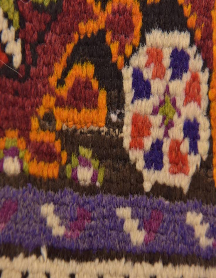 Detail image of 2' 6 x 4' 6 Hand Knotted Anatolian Oriental Wool Rug