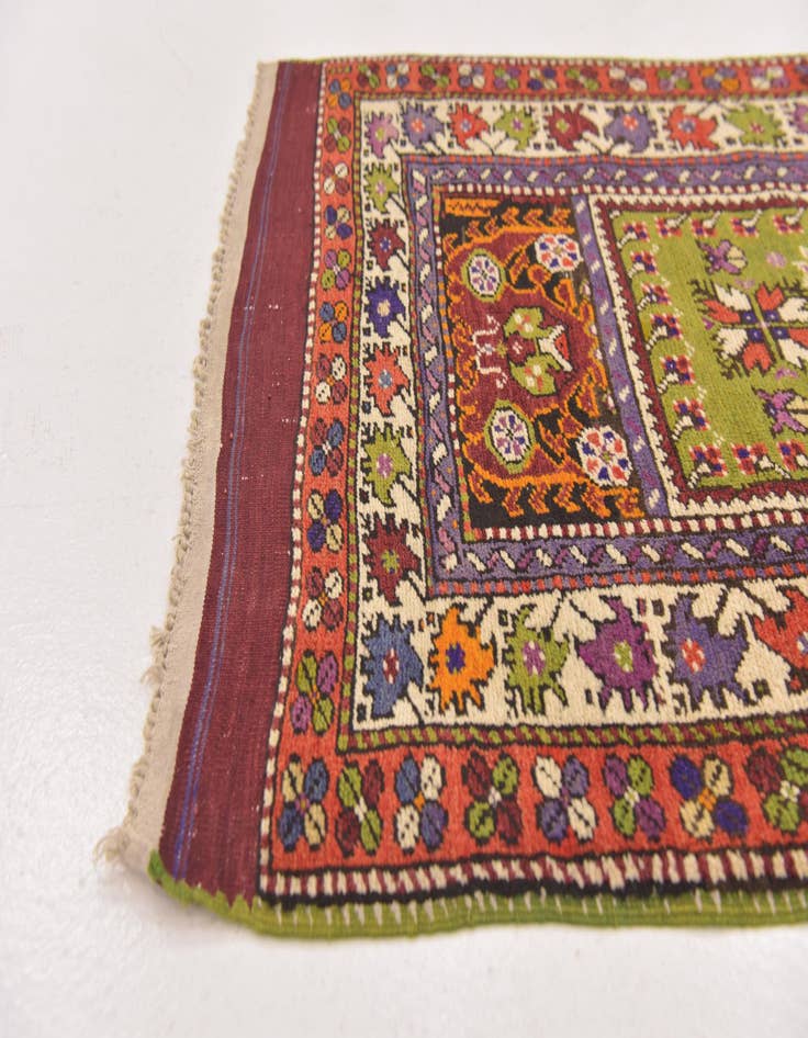 Detail image of 2' 6 x 4' 6 Hand Knotted Anatolian Oriental Wool Rug