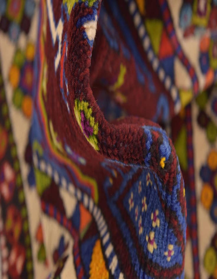 Detail image of  2' 9 x 5'  Hand Knotted Anatolian Oriental Wool Rug