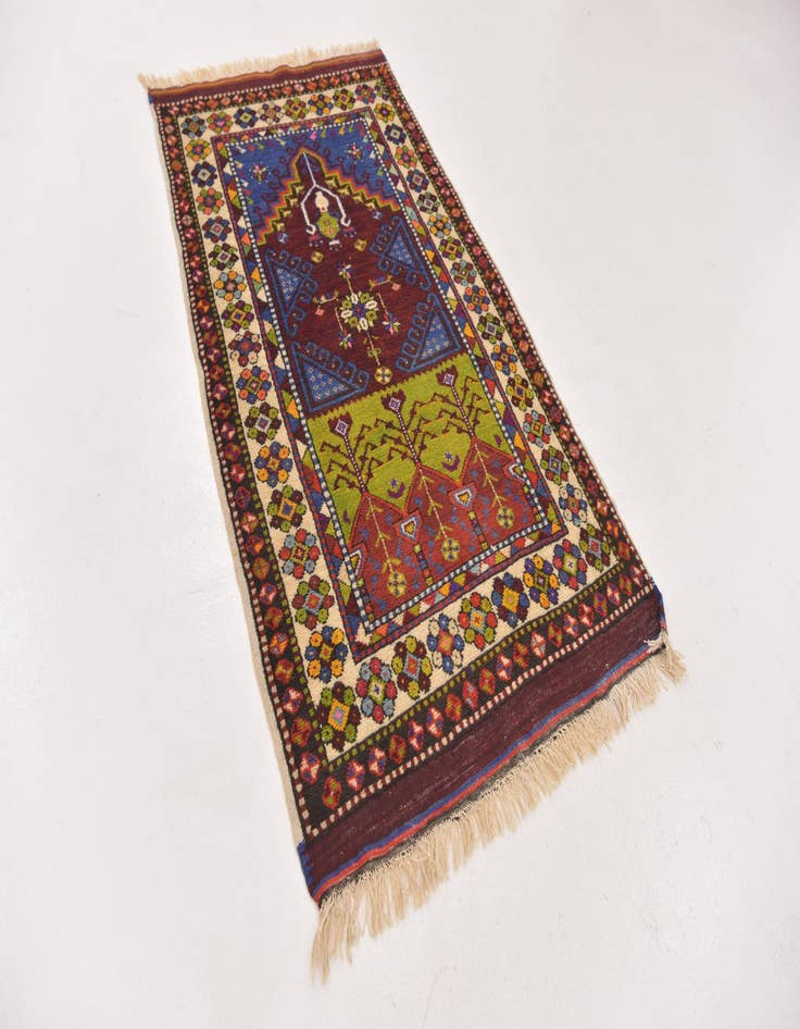 Detail image of  2' 9 x 5'  Hand Knotted Anatolian Oriental Wool Rug