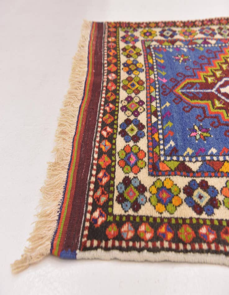 Detail image of  2' 9 x 5'  Hand Knotted Anatolian Oriental Wool Rug