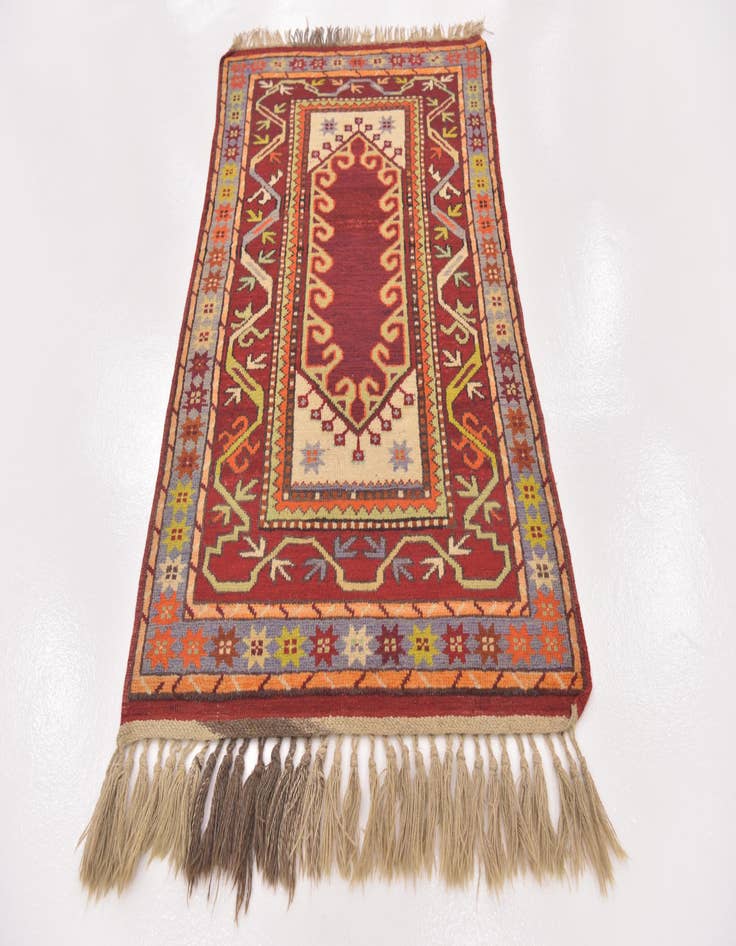 Detail image of  2' 10 x 4' 10  Hand Knotted Anatolian Wool Rug