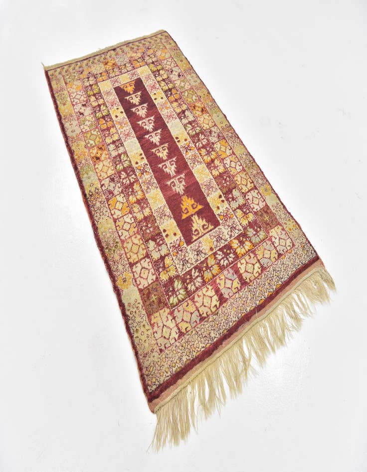 Detail image of  3' 7 x 6'  Hand Knotted Anatolian Wool Rug