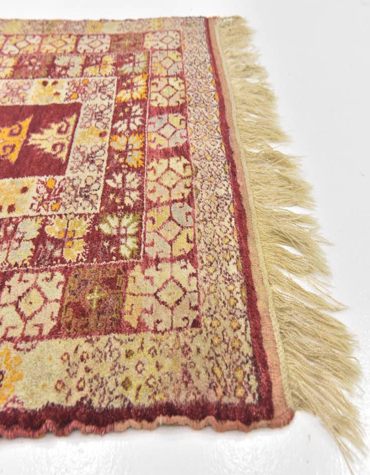 Detail image of  3' 7 x 6'  Hand Knotted Anatolian Wool Rug