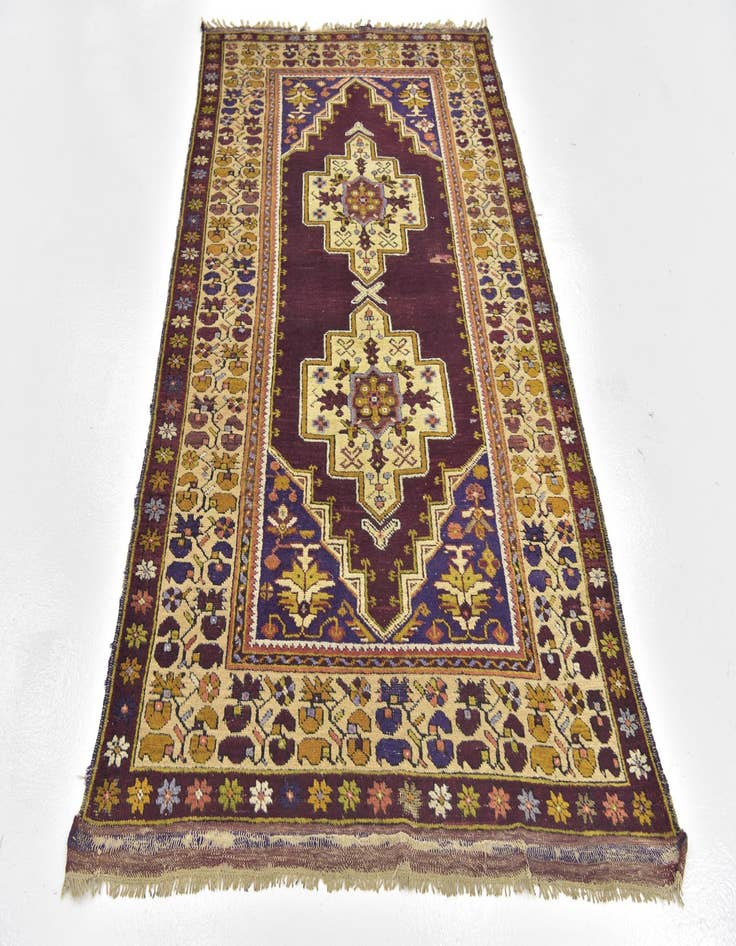 Detail image of  4' x 7'  Hand Knotted Anatolian Oriental Wool Rug