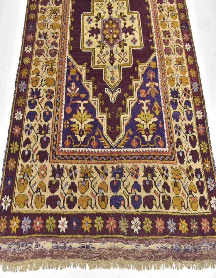 Detail image of  4' x 7'  Hand Knotted Anatolian Oriental Wool Rug