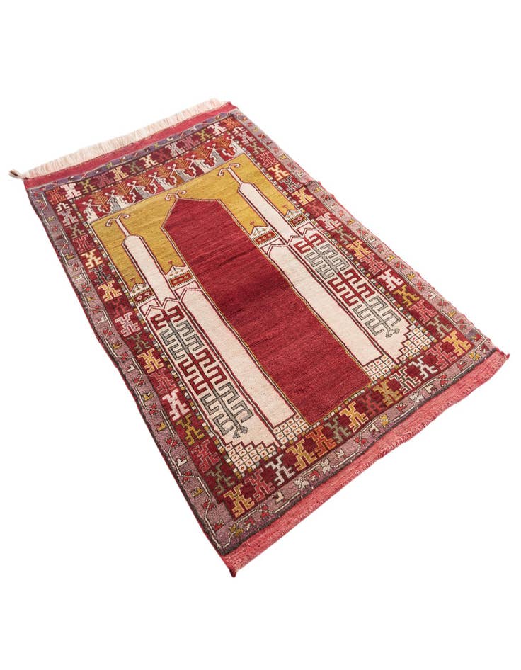 Detail image of  4' 1 x 6' 5  Hand Knotted Anatolian Wool Rug