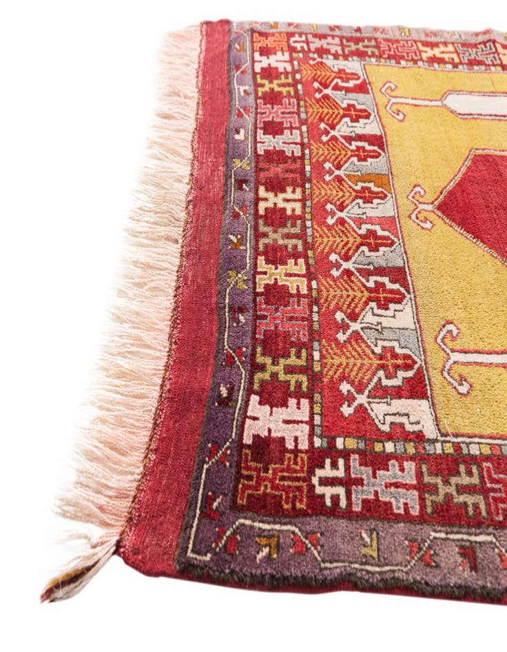 Detail image of  4' 1 x 6' 5  Hand Knotted Anatolian Wool Rug