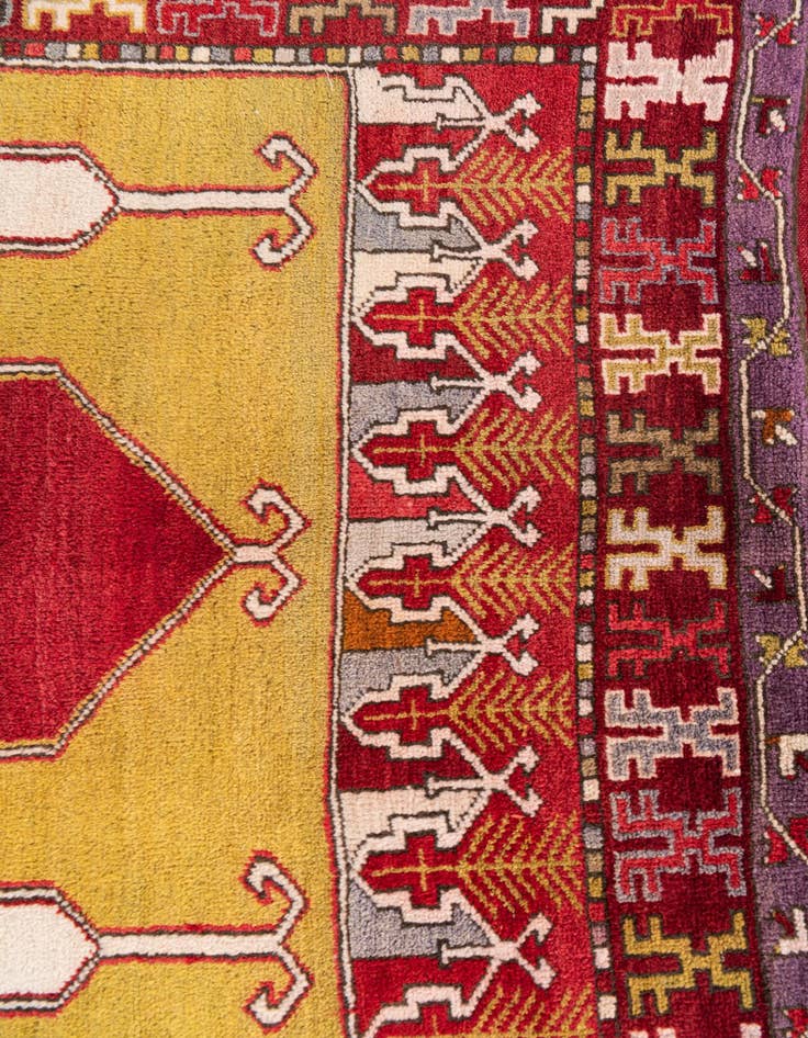 Detail image of  4' 1 x 6' 5  Hand Knotted Anatolian Wool Rug