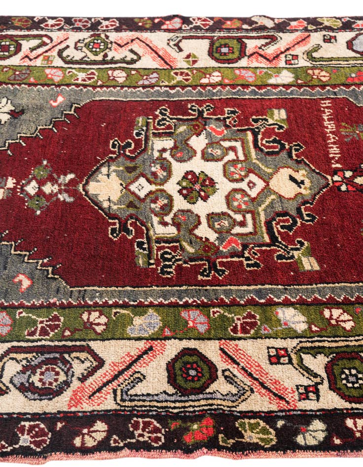 Detail image of  4' 1 x 5' 2  Hand Knotted Anatolian Wool Rug