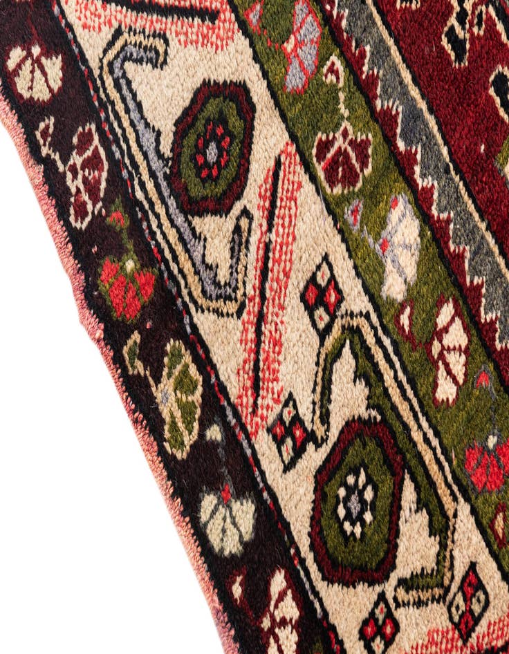 Detail image of  4' 1 x 5' 2  Hand Knotted Anatolian Wool Rug
