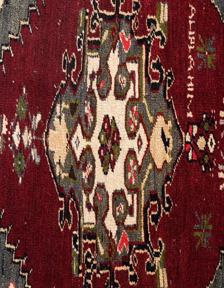 Detail image of  4' 1 x 5' 2  Hand Knotted Anatolian Wool Rug