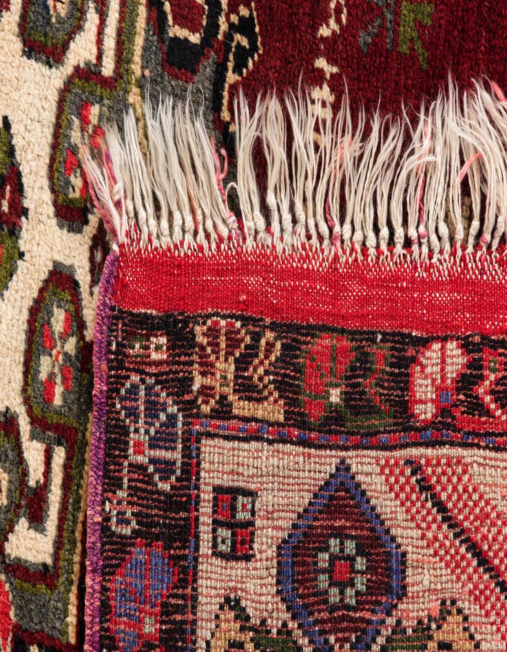 Detail image of  4' 1 x 5' 2  Hand Knotted Anatolian Wool Rug