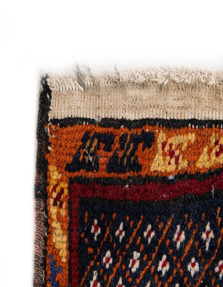 Detail image of  1' 9 x 3' 4  Hand Knotted Anatolian Wool Rug