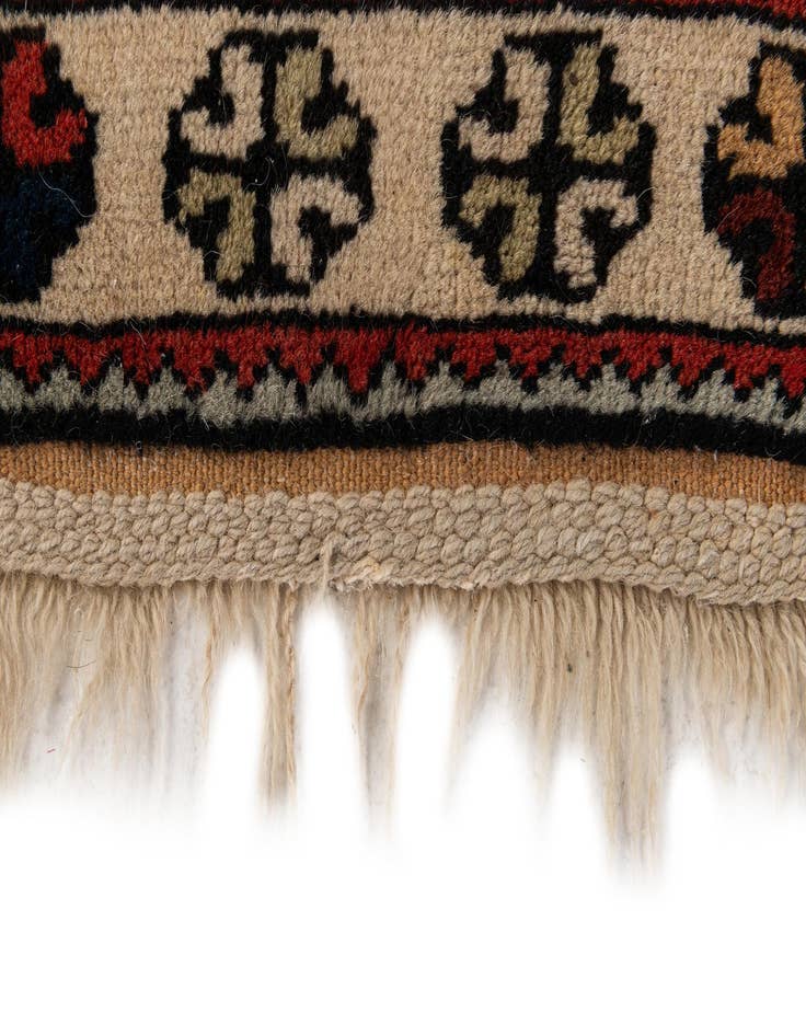 Detail image of  4' 2 x 6' 11  Hand Knotted Anatolian Oriental Wool Rug