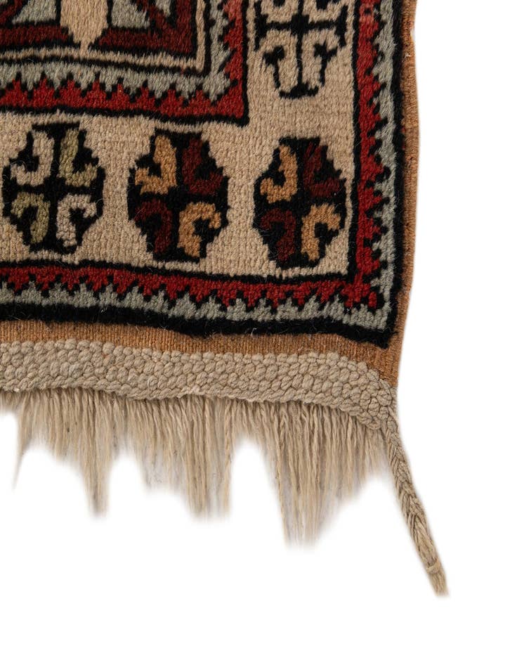 Detail image of  4' 2 x 6' 11  Hand Knotted Anatolian Oriental Wool Rug