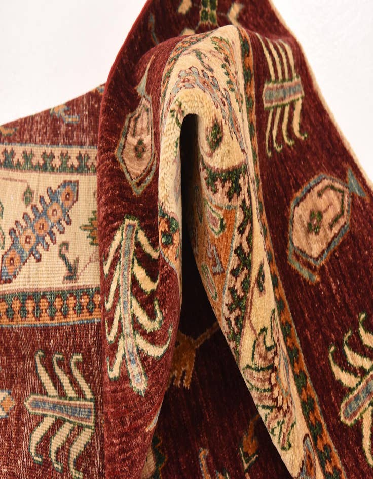 Detail image of  5' x 6' 9  Hand Knotted Ariana Ziegler Rug