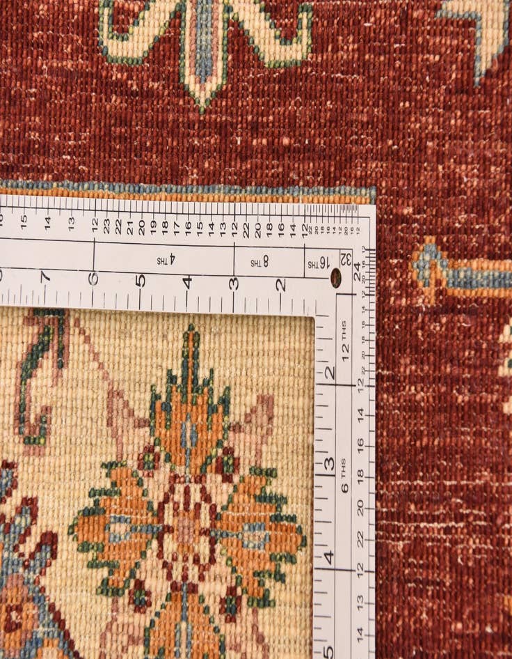 Detail image of  5' x 6' 9  Hand Knotted Ariana Ziegler Rug