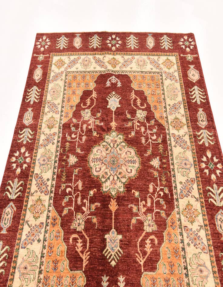 Detail image of  5' x 6' 9  Hand Knotted Ariana Ziegler Rug