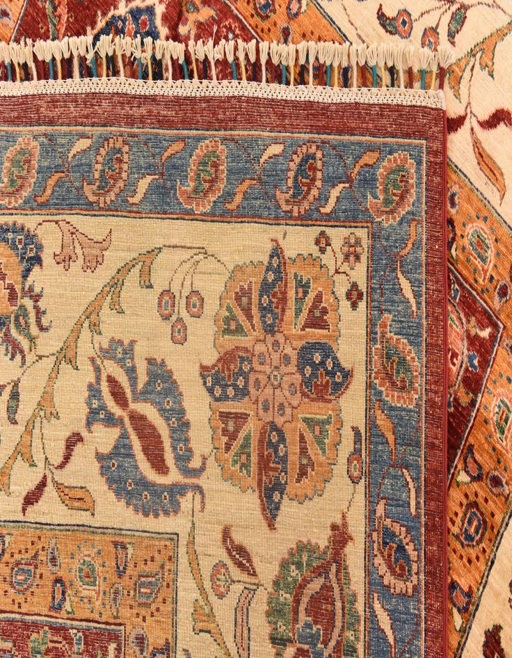 Detail image of  6' 7 x 9' 5  Hand Knotted Ariana Ziegler Rug