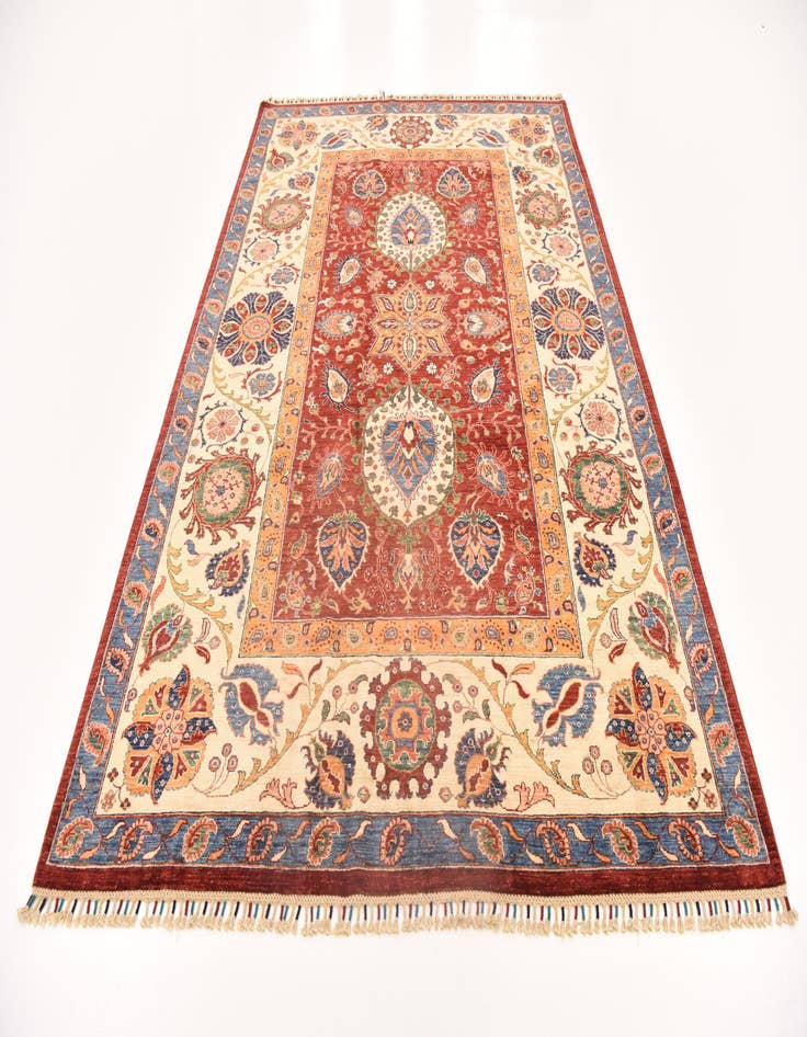 Detail image of  6' 7 x 9' 5  Hand Knotted Ariana Ziegler Rug