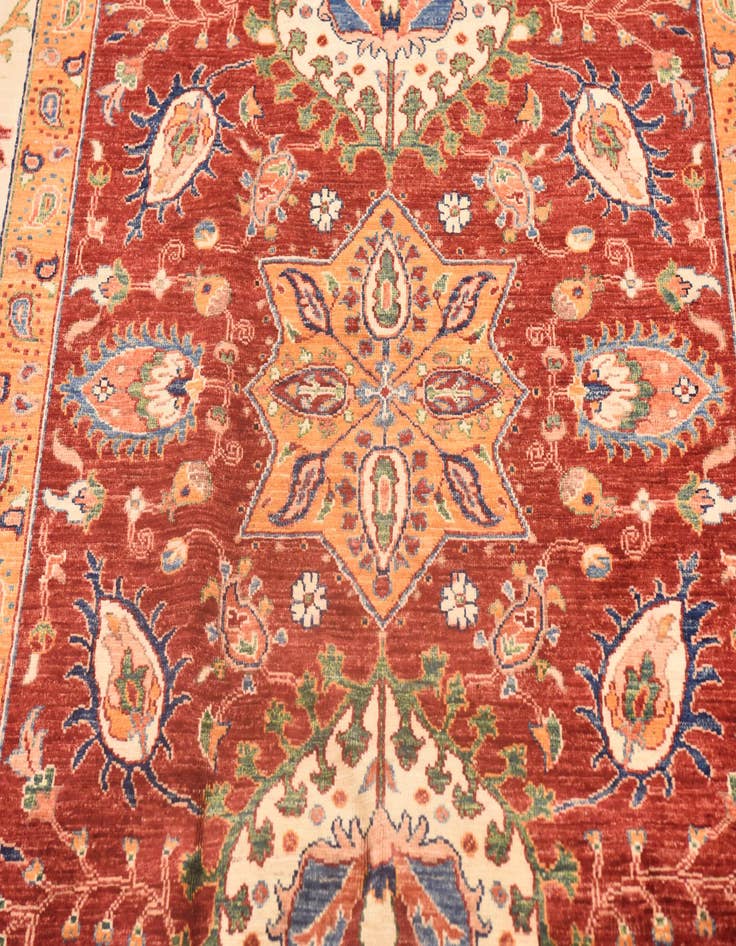 Detail image of  6' 7 x 9' 5  Hand Knotted Ariana Ziegler Rug