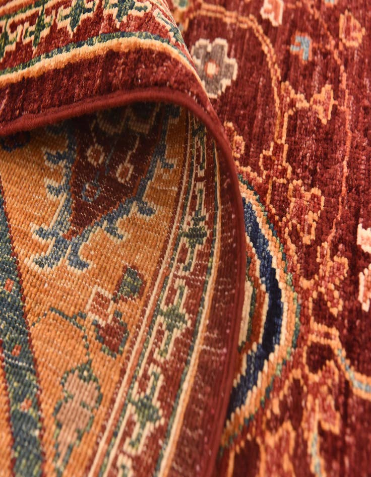 Detail image of  5' 9 x 8'  Hand Knotted Ariana Ziegler Rug
