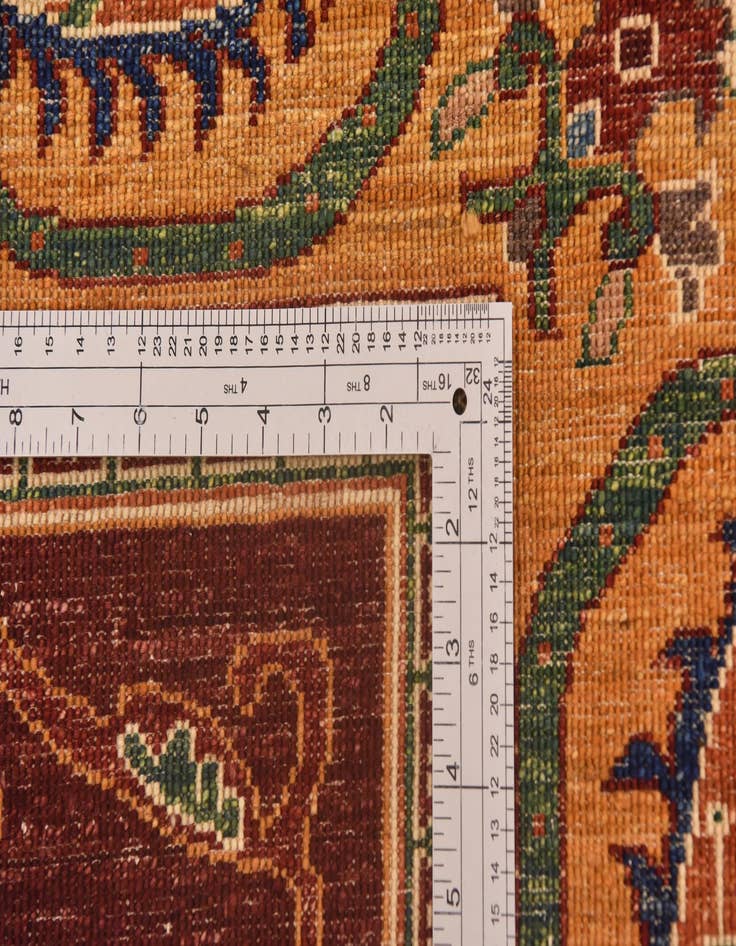 Detail image of  5' 9 x 8'  Hand Knotted Ariana Ziegler Rug