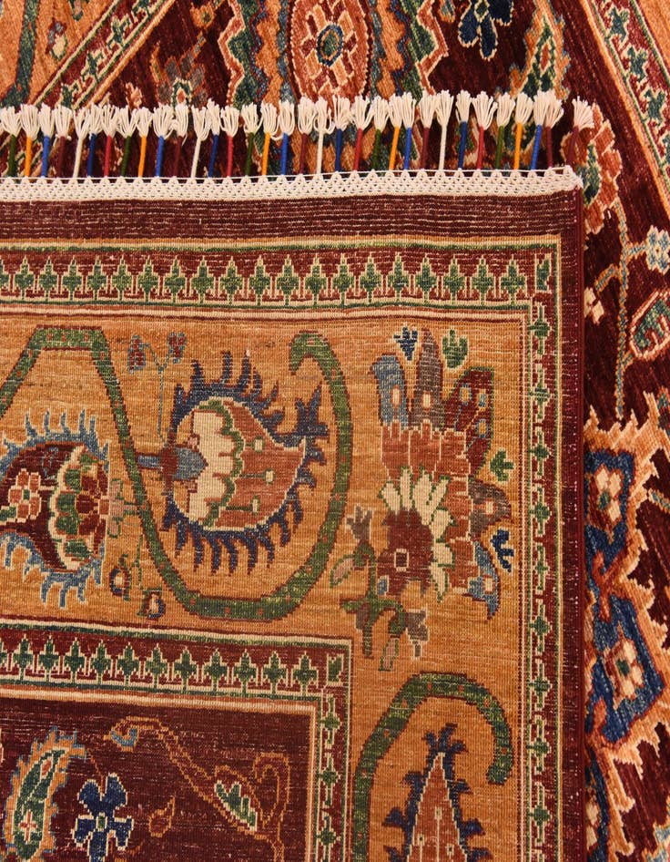 Detail image of  5' 9 x 8'  Hand Knotted Ariana Ziegler Rug