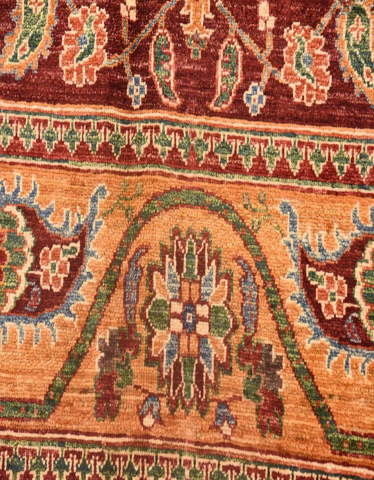 Detail image of  5' 9 x 8'  Hand Knotted Ariana Ziegler Rug