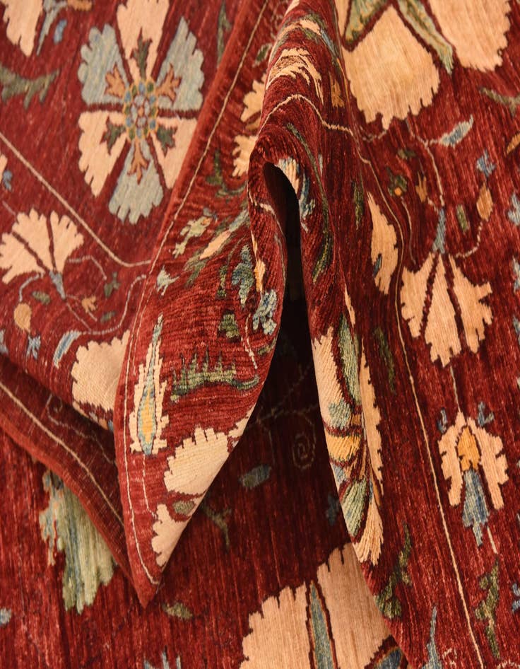Detail image of  5' 10 x 8' 1  Hand Knotted Ariana Ziegler Oriental Rug