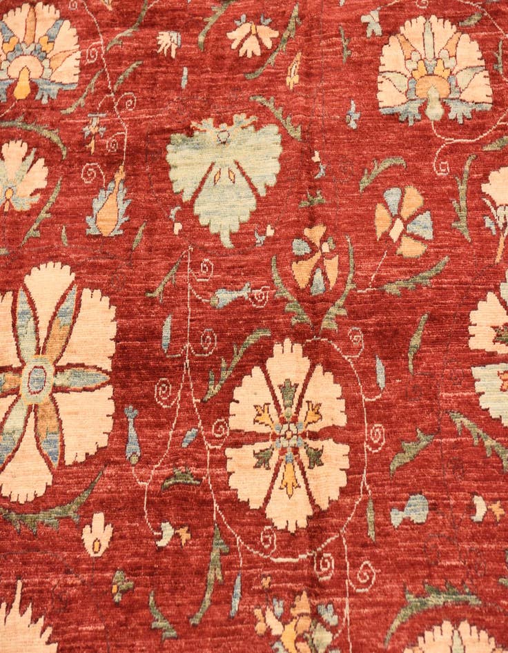 Detail image of  5' 10 x 8' 1  Hand Knotted Ariana Ziegler Oriental Rug