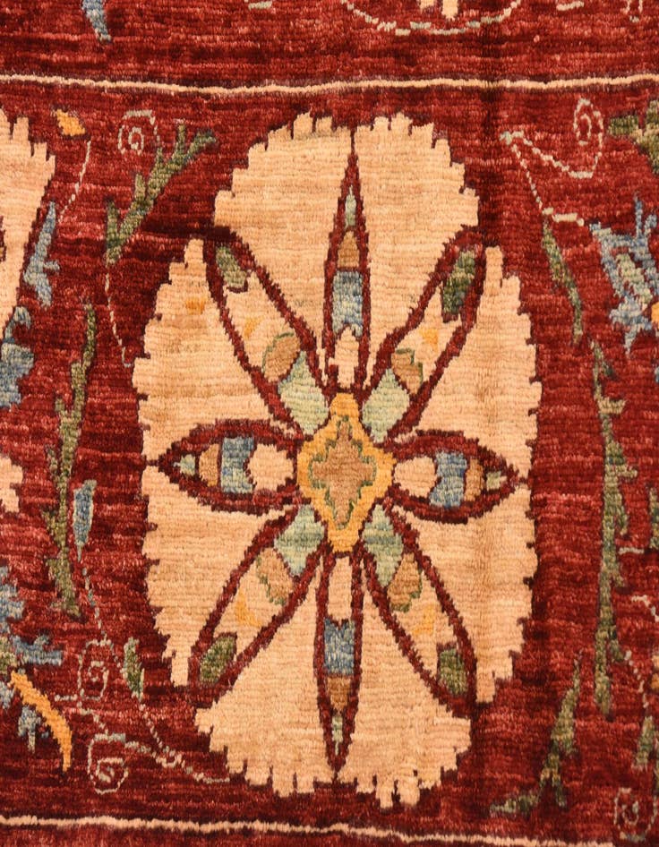 Detail image of  5' 10 x 8' 1  Hand Knotted Ariana Ziegler Oriental Rug