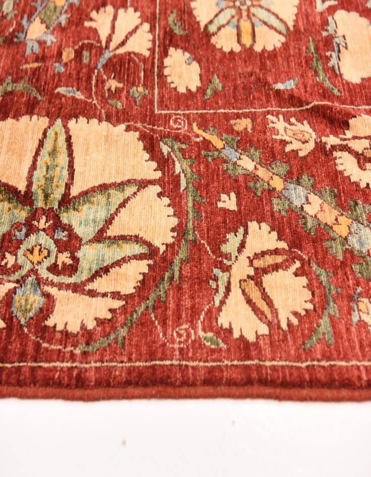 Detail image of  5' 10 x 8' 1  Hand Knotted Ariana Ziegler Oriental Rug