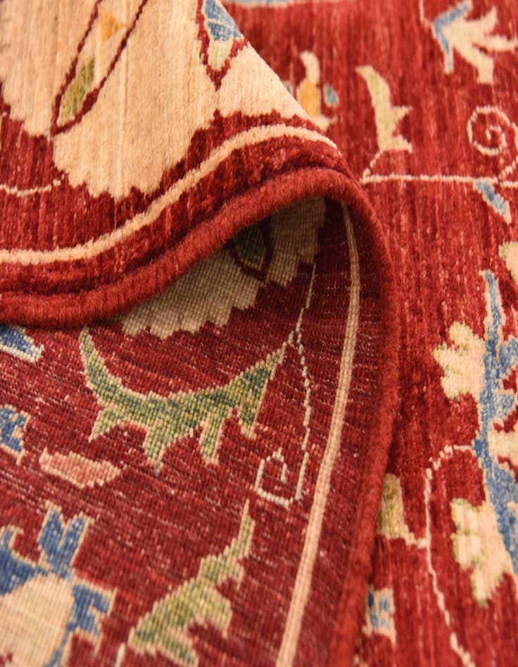 Detail image of  5' 8 x 8' 1  Hand Knotted Ariana Ziegler Oriental Rug