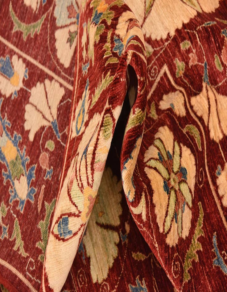 Detail image of  5' 8 x 8' 1  Hand Knotted Ariana Ziegler Oriental Rug