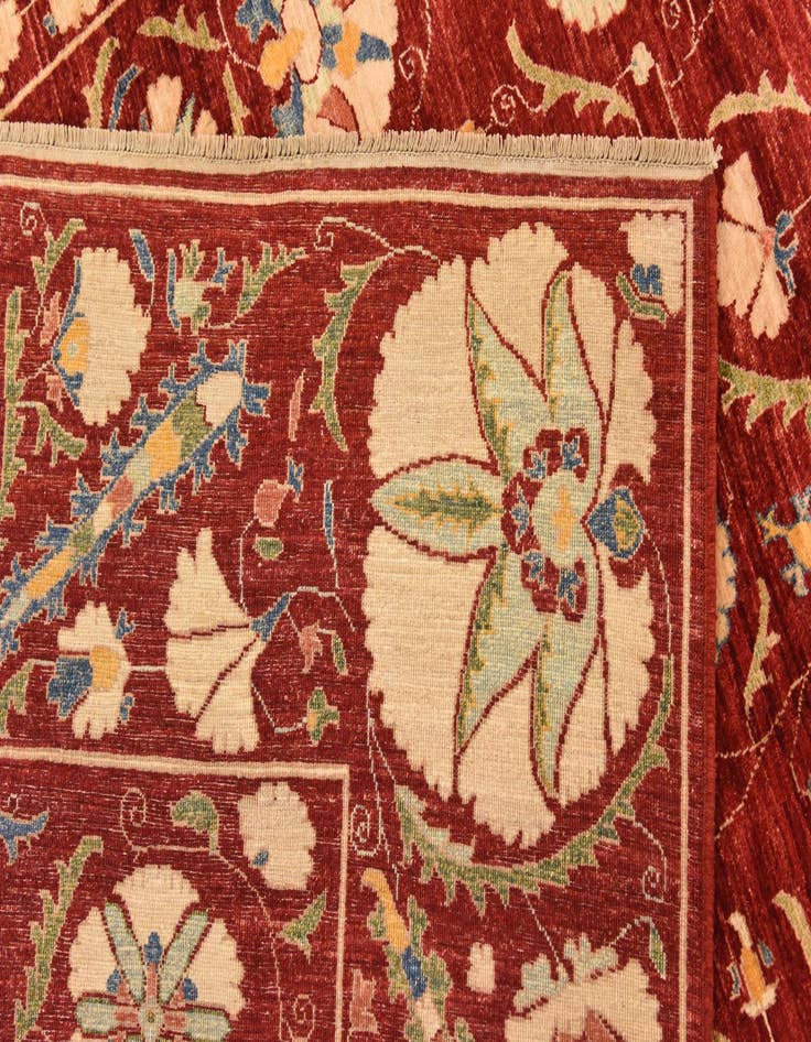 Detail image of  5' 8 x 8' 1  Hand Knotted Ariana Ziegler Oriental Rug