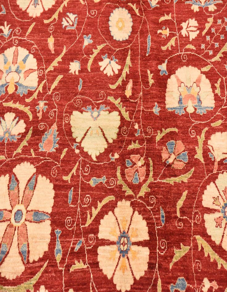 Detail image of  5' 8 x 8' 1  Hand Knotted Ariana Ziegler Oriental Rug