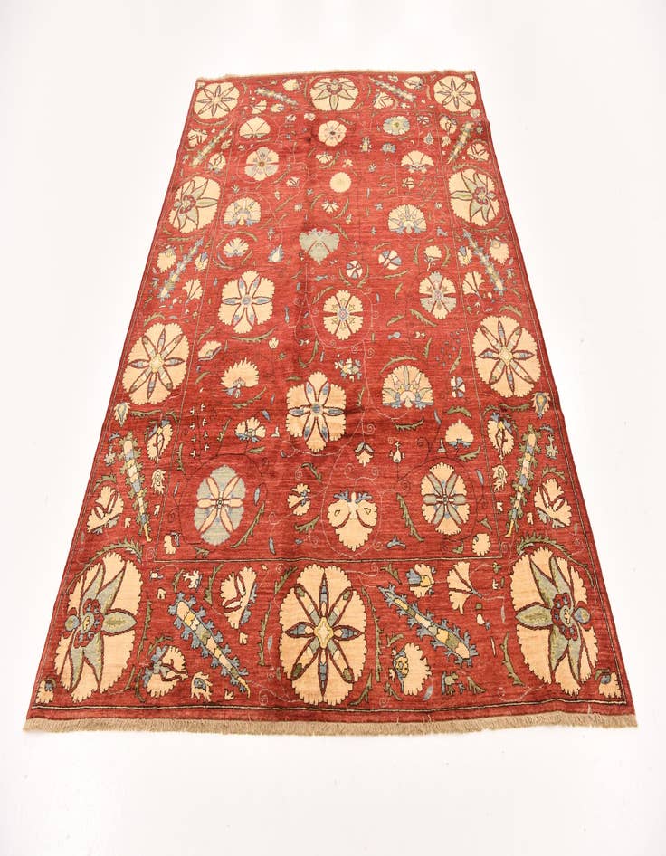 Detail image of  5' 10 x 7' 10  Hand Knotted Ariana Ziegler Oriental Rug