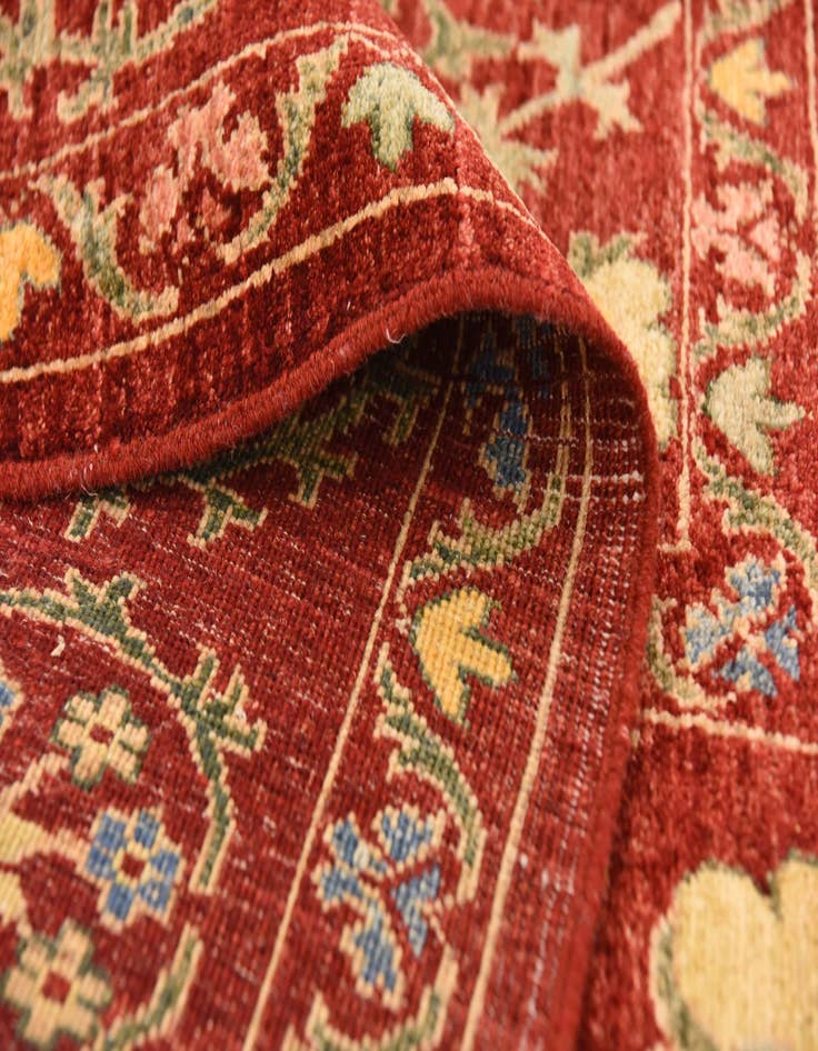Detail image of  5' 2 x 6' 8  Hand Knotted Ariana Ziegler Oriental Rug