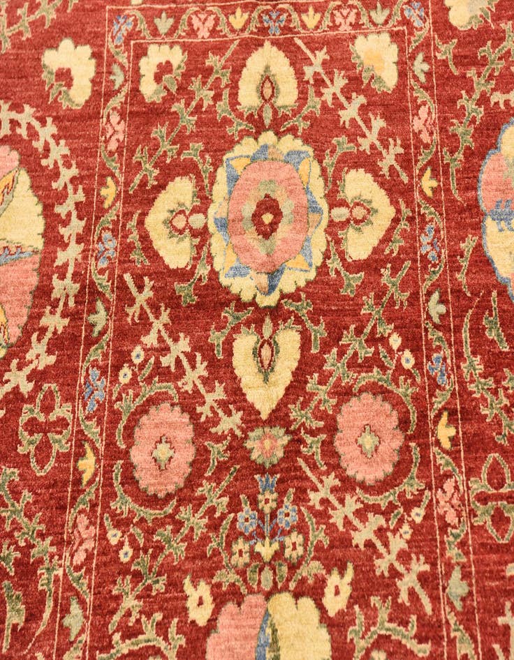 Detail image of  5' 2 x 6' 8  Hand Knotted Ariana Ziegler Oriental Rug