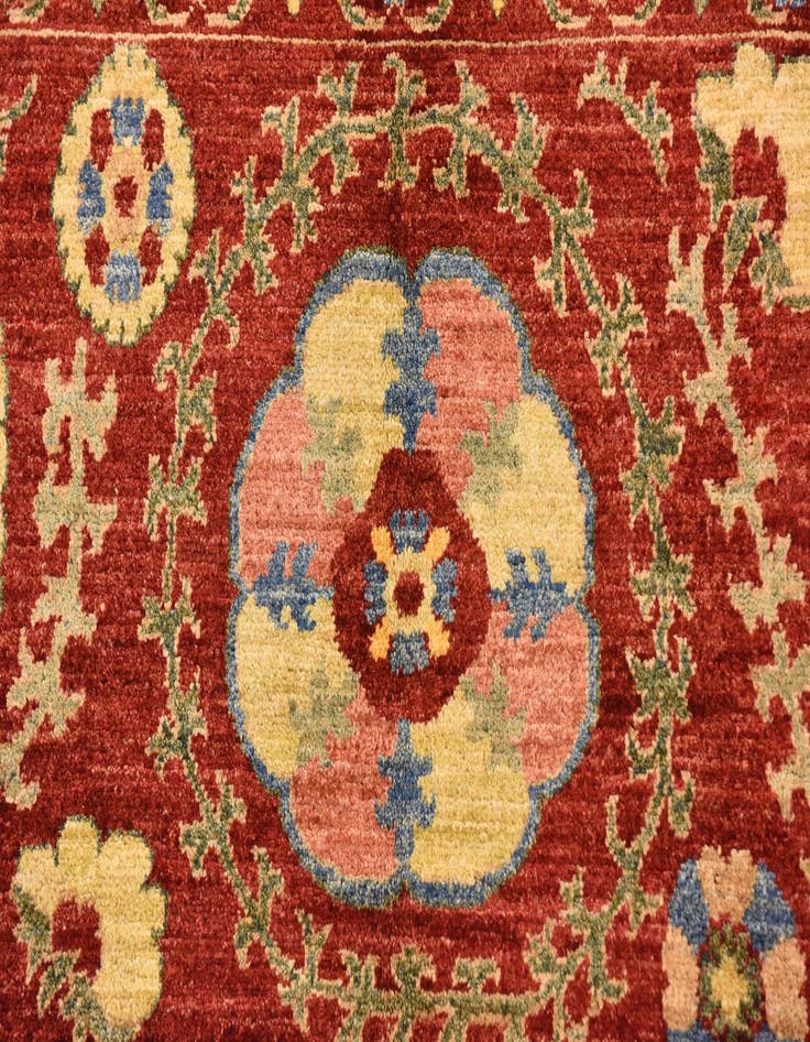 Detail image of  5' 2 x 6' 8  Hand Knotted Ariana Ziegler Oriental Rug