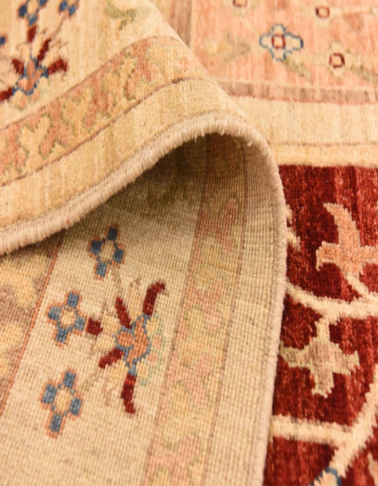 Detail image of  8' 2 x 11'  Hand Knotted Ariana Ziegler Rug